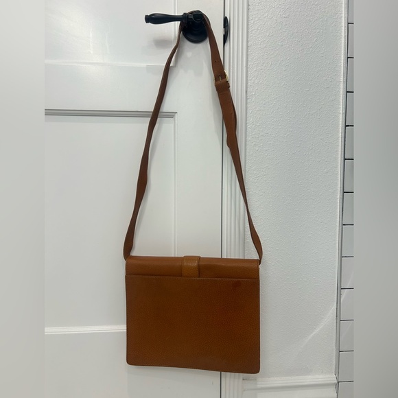 Ralph Lauren Vintage Tan Leather Flap Crossbody - Picture 3 of 12